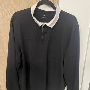 Everlane Men's Premium-Weight Rugby Shirt - Black - XL